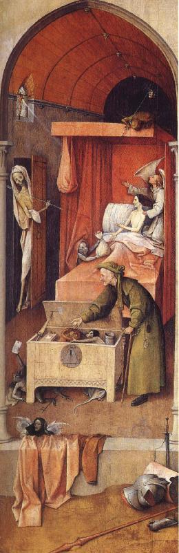 unknow artist Hieronymus Bosch,Doden and miser oil painting picture